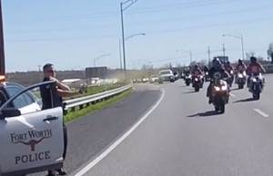 Forth Worth Cop Caught Macing Bikers