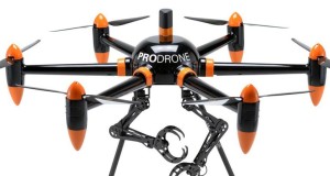 Drone with grabbing claw arms can lift 44 pounds