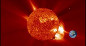 Major World Events and the Largest Solar Flare in a Decade