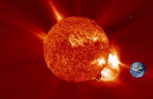 Major World Events and the Largest Solar Flare in a Decade