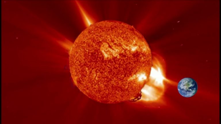 Major World Events and the Largest Solar Flare in a Decade